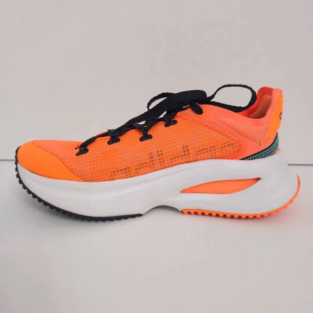 Adidas Neo FluidFlash Neon Orange & Black Cloudform Sneakers- Men's 4.5